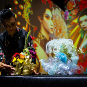 Photo from مسرح الفن الرقمي 360° في دبي يقدم فن الإيكيبانا بدون أي هدر بيئي in دبي: Gallery Photo z7y8b8