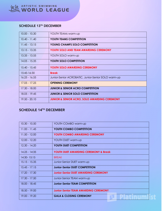 Artistic Swimming World League in Dubai in Dubai: Gallery Photo zooqjb