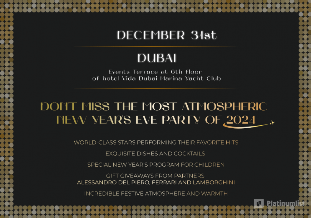 zv5r8b استديو الصور :دبي في Journey into New Year Eve at Vida Dubai Marina