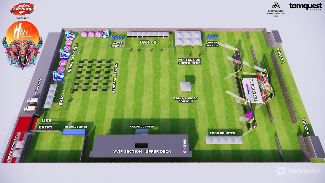 Holi Sundowner 2024 в Дубай: Галерея фото zv508b