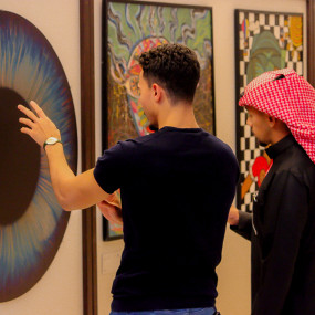 Photo from معرض فنون الإحساس in جدة: Gallery Photo nk517q