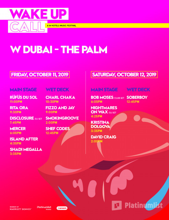 WAKE UP CALL FEATURING DJ SET BY DISCLOSURE AND LIVE PERFORMANCES BY RÜFÜS DU SOL and RITA ORA in Dubai: Gallery Photo zgeo8n WAKE UP CALL FEATURING DJ SET BY DISCLOSURE AND LIVE PERFORMANCES BY RÜFÜS DU SOL and RITA ORA in Dubai: Gallery Photo zgeo8n