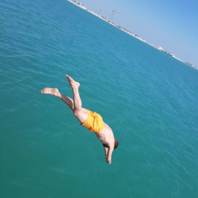 Photo from Swim & Jump in Qatar (Cruising and Island Experience) in Doha: Gallery Photo 35dbqm