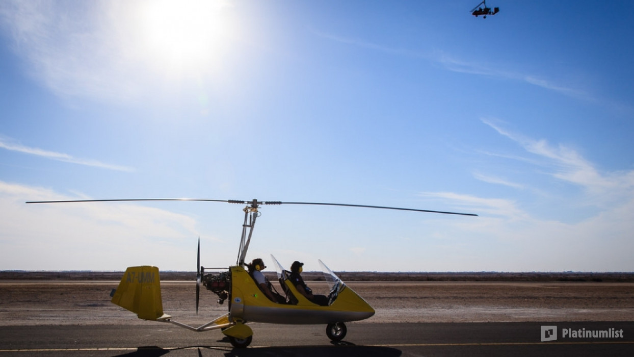 Flying On a Gyrocopter Around Al Khor в Доха: Галерея фото n28bkk