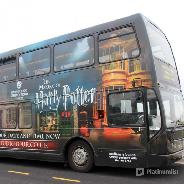 3dkyxq استديو الصور :لندن في جولة استوديو هاري بوتر المغادرة من محطة كينغز كروس