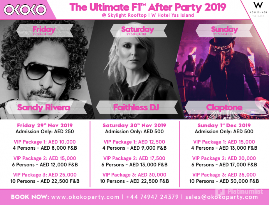 3qx58z استديو الصور :أبوظبي في Okoko Official Grand Prix After Party w/ Sandy Rivera, Faithless DJ, Claptone