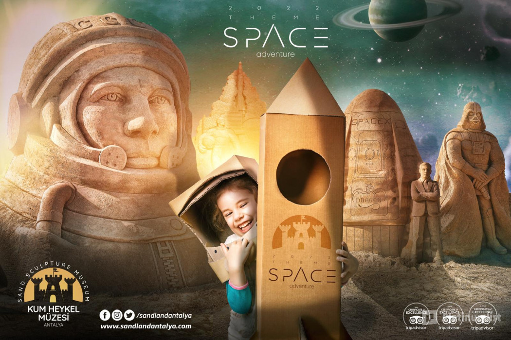 nk5mek استديو الصور :أنطاليا في متحف أرض الرمال ساندلاند في أنطاليا