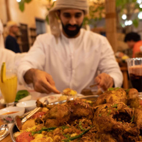 Photo from Emirati dining experience at Al Khayma restaurant in Dubai: Gallery Photo z7yo8x