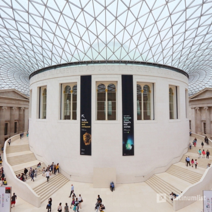 n6bm79 استديو الصور :لندن في British Museum Guided Tour