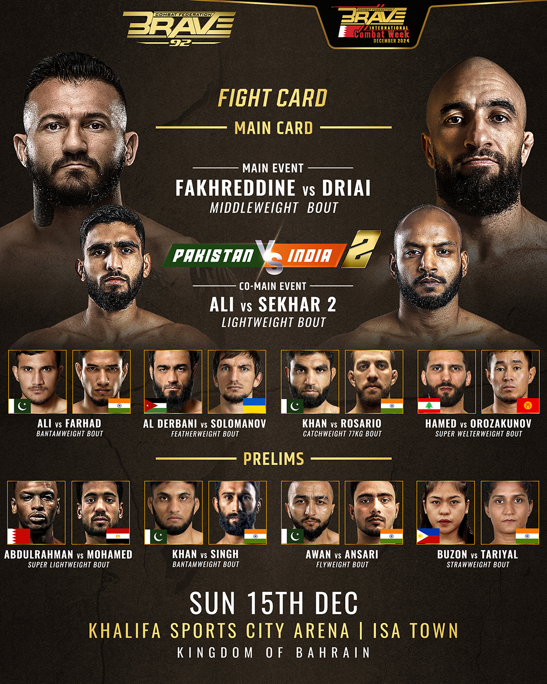 Photo from BRAVE CF 92 Mixed Martial Arts Event in Manama: Gallery Photo 3dke8b