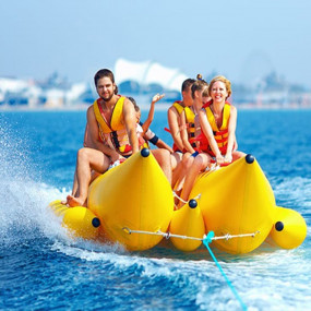 Фотография с Banana Ride, Donut Ride & Wake Board Ride in Jumeirah в Дубай: Галерея фото 3dke6b