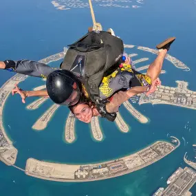 Skydiving adventure with spectacular aerial views