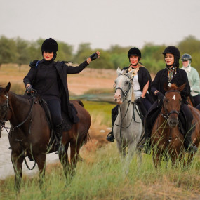 Horse Riding at Al Marmoom Oasis With Transfer in Dubai: Gallery Photo z94rom