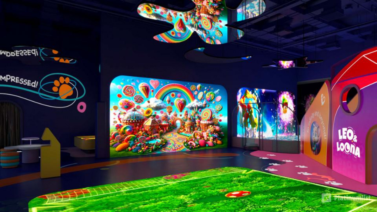 3d779q استديو الصور :أبوظبي في حديقة ومطعم ليو ولونا للأطفال في دلما مول