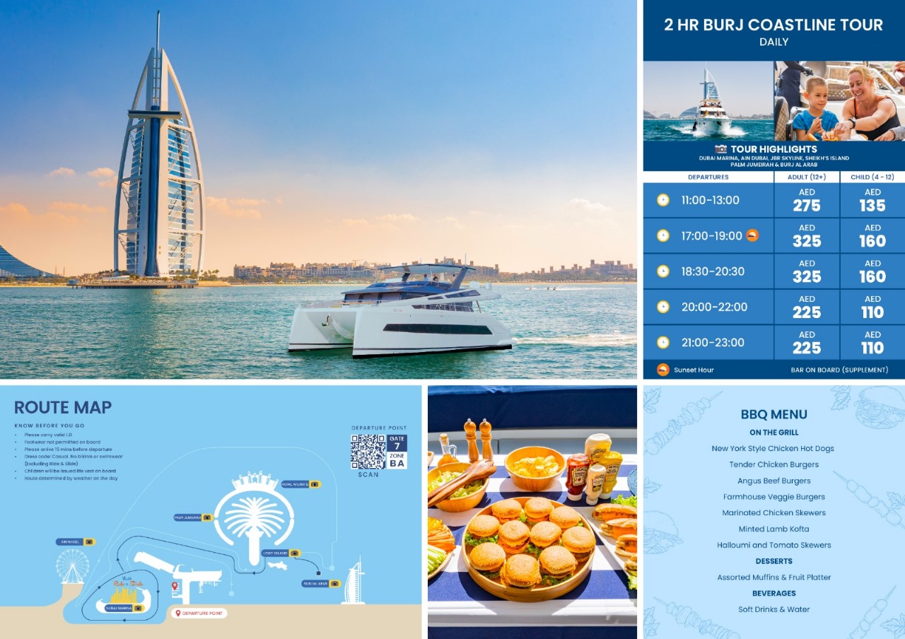 Фотография с 2 Hour Yacht Tour in Dubai Marina with Breakfast or BBQ в Дубай: Галерея фото 3qeewe