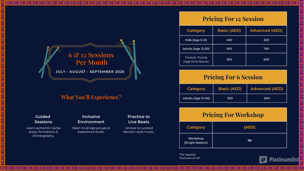 Garba Classes x Euphoria Studio in Abu Dhabi in Abu Dhabi: Gallery Photo zm0rmw