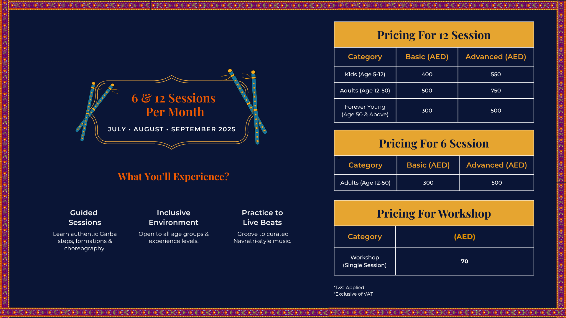 Photo de Garba Classes x Classic Rock N Roll Studio in Dubai dans Dubai : Galerie Photo 34j40v