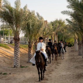 Photo from Sunset Horse Riding at Al Marmoom Oasis with a 6-Course Bedouin Dinner in Dubai: Gallery Photo 35yj06