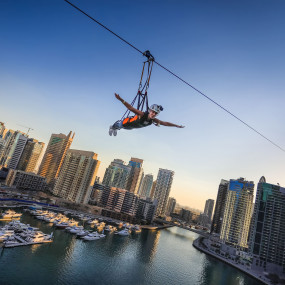 XLine Dubai Marina - The Longest Urban Zipline in The World in Dubai: Gallery Photo n69k1y