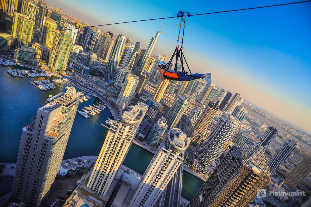 XLine Dubai Marina - The Longest Urban Zipline in The World в Дубай: Галерея фото n15o0p