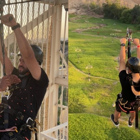 Photo from روز حفيت متنزه المغامرات (زيبلاين | قطار صغير) in العين: Gallery Photo zv6m67