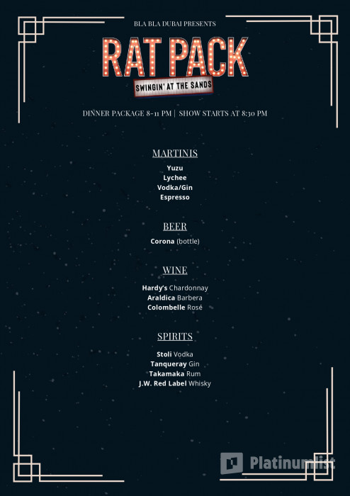 Rat Pack – Swinging in the Sands in Dubai in Dubai: Gallery Photo zv6mmq