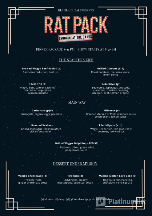 Rat Pack – Swinging in the Sands in Dubai in Dubai: Gallery Photo 38y6x1