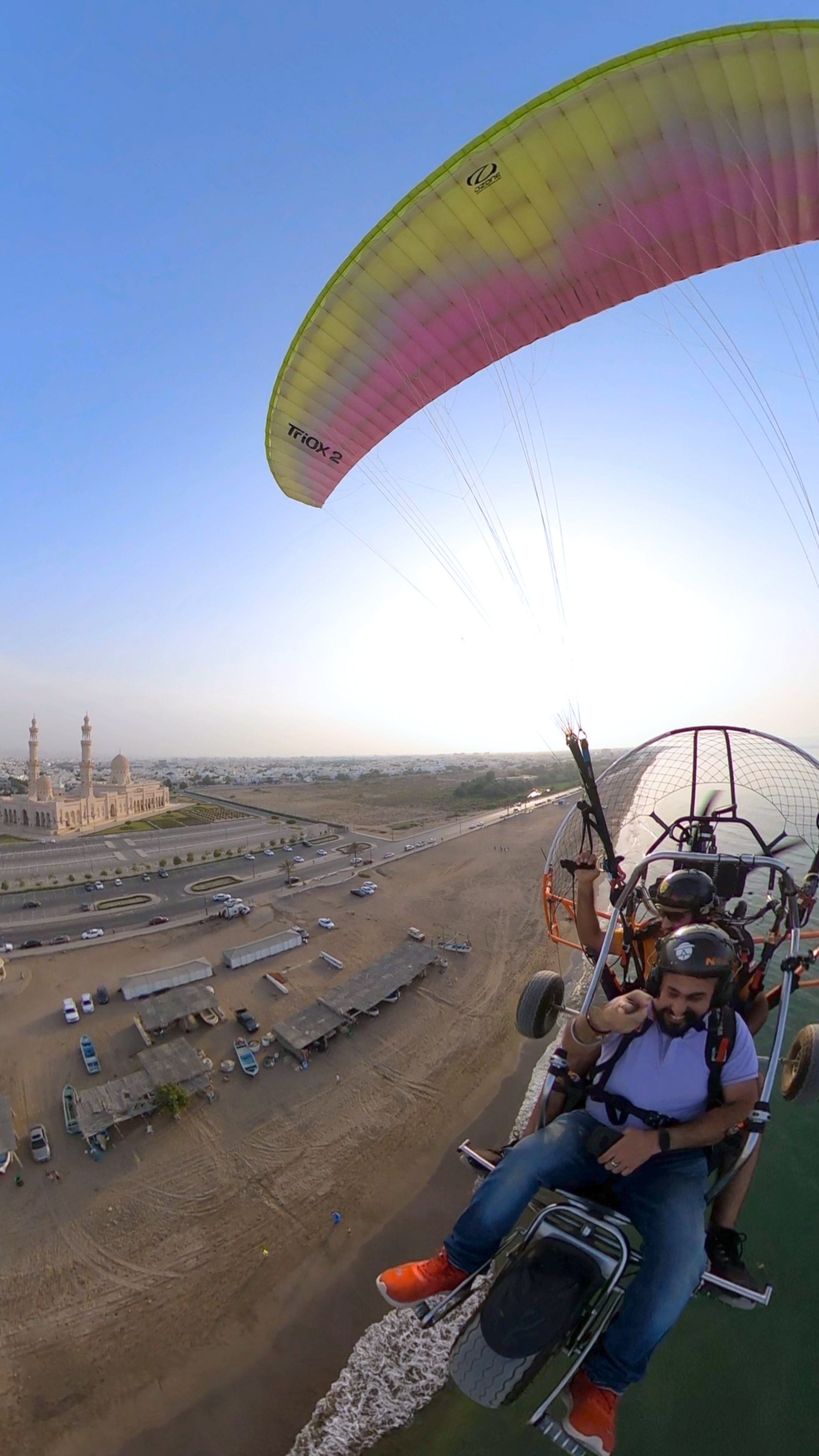 Photo from Muscat: Tandem Paramotor Flight  with Licensed Pilot in Muscat: Gallery Photo 3yow20