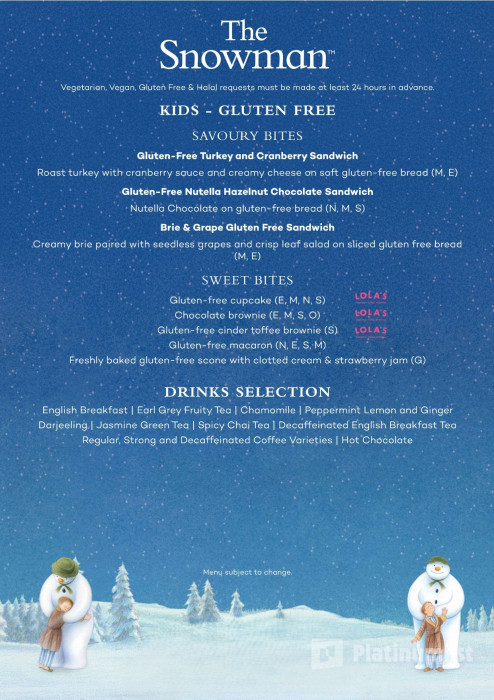 The Snowman Official Afternoon Tea Bus Tour in London: Gallery Photo zw67d4