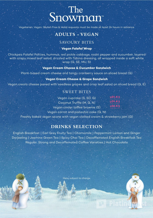 The Snowman Official Afternoon Tea Bus Tour in London: Gallery Photo z9427q