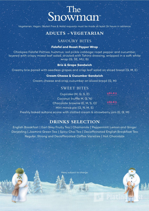 The Snowman Official Afternoon Tea Bus Tour in London: Gallery Photo zv6m10