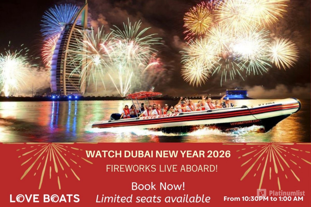 New Year's Eve Fireworks Show at Love Boats Cruise in Dubai in Dubai: Gallery Photo zg4wky