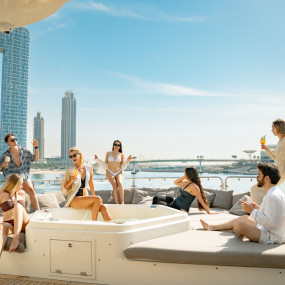 Photo from Sunseeker Superyacht Experience with Gourmet Dining,Premium Drinks & Live Music in Dubai: Gallery Photo 35yg06