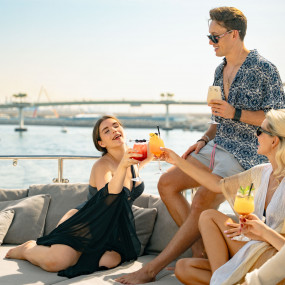 Photo from Sunseeker Superyacht Experience with Gourmet Dining,Premium Drinks & Live Music in Dubai: Gallery Photo 3d7bpk