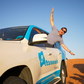 Photo from Overnight Red Dune Desert Safari with Dune Bashing, BBQ & Breakfast in Dubai: Gallery Photo 38yem9
