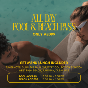TUMBI Hotel Dubai The Palm, Tapestry Collection by Hilton – Pool & Beach Day Pass in Dubai : Galerie de photos zg4ok8