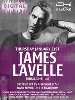 DIGITAL Presents :: JAMES LAVELLE (UNKLE, UK)