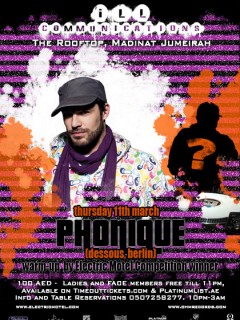iLL Communications Presents :: Phonique (Dessous, Berlin)