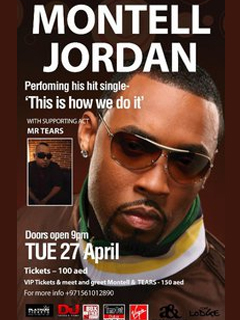 MONTELL JORDAN & MR TEARS live in Dubai @ CHI MONTELL JORDAN & MR TEARS live in Dubai @ CHI