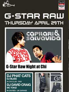 G-STAR RAW NIGHT AT CHI GARDEN G-STAR RAW NIGHT AT CHI GARDEN