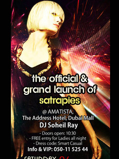 The Launch of SATRAPIES (The Most Exclusive Persian Night) @ AMATISTA The Launch of SATRAPIES (The Most Exclusive Persian Night) @ AMATISTA