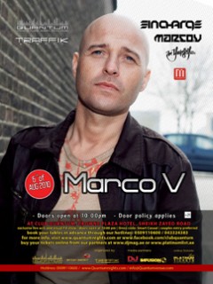 TRAFFIK Events | Dubai Presents Marco V. @ Club Quantum TRAFFIK Events | Dubai Presents Marco V. @ Club Quantum