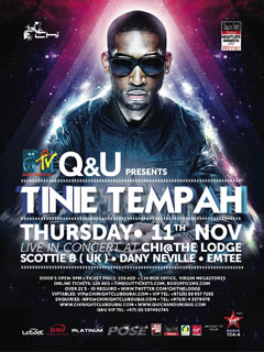 Tinie Tempah LIVE in Dubai