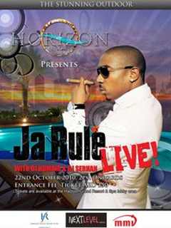 JA RULE - LIVE @ The STUNNING HORIZON LOUNGE