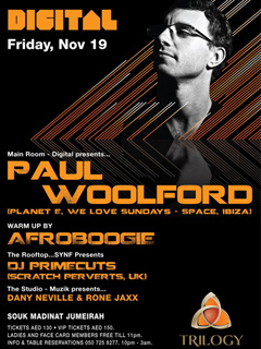 DIGITAL Presents :: PAUL WOOLFORD & SCRATCH PERVERTS at TRILOGY DIGITAL Presents :: PAUL WOOLFORD & SCRATCH PERVERTS at TRILOGY