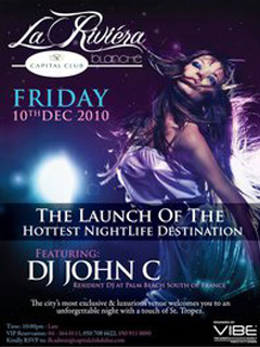 La Riviera Blanche launch party