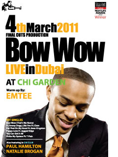LIL BOW WOW LIVE IN DUBAI AT CHI GARDEN