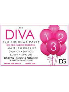 DIVA 3RD BIRTHDAY PARTY @ Horizon Lounge & Pool Bar