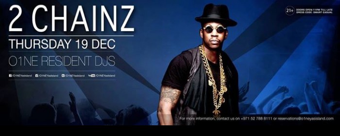 2 Chainz at O1NE Yas Island 2 Chainz at O1NE Yas Island