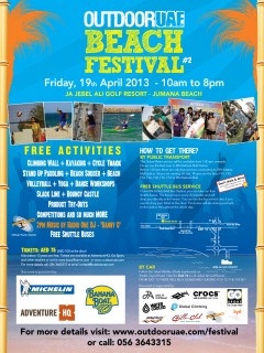 2nd OutdoorUAE Beach Festival